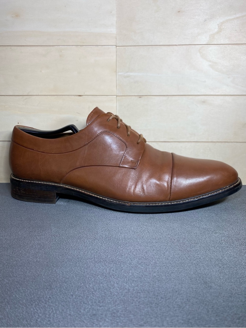 Cole Haan Warren Oxfords Brown Leather Men's Size 11.5 Dress Shoes M Grand Os